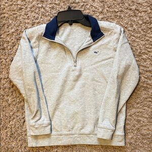 Vineyard Vines  Boy’s Gray Half-Zip Sweater size M